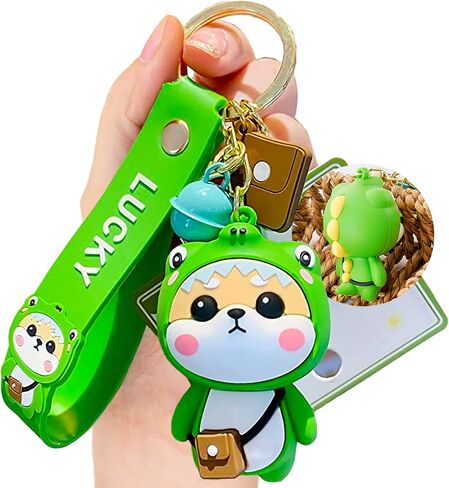 YOU WIZV لطيف المفاتيح Kawaii أنيمي سلاسل المفاتيح للأطفال على ظهره Charms مفتاح سلسلة ملحق صديق هدية للنساء فتاة in Kuwait