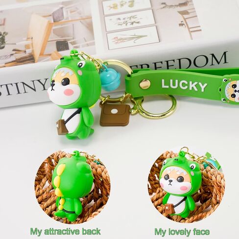 YOU WIZV لطيف المفاتيح Kawaii أنيمي سلاسل المفاتيح للأطفال على ظهره Charms مفتاح سلسلة ملحق صديق هدية للنساء فتاة in Kuwait
