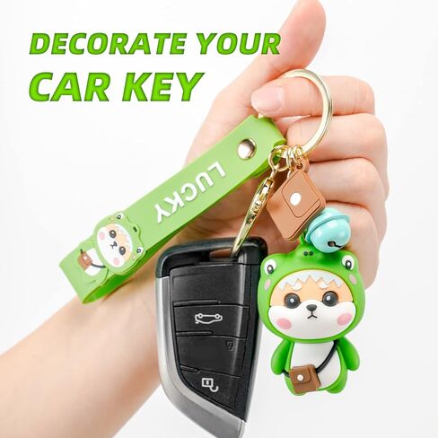 YOU WIZV لطيف المفاتيح Kawaii أنيمي سلاسل المفاتيح للأطفال على ظهره Charms مفتاح سلسلة ملحق صديق هدية للنساء فتاة in Kuwait