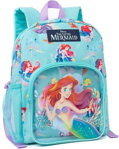 Disney The Little Mermaid Backpack Kids | Girls Ariel Sea Character Blue Rucksack | Luggage Sports School Bag Adjustable Straps | Princess Merchandise Gifts in Saudi Arabia