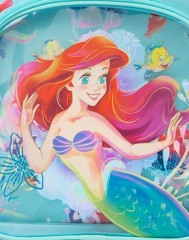 Disney The Little Mermaid Backpack Kids | Girls Ariel Sea Character Blue Rucksack | Luggage Sports School Bag Adjustable Straps | Princess Merchandise Gifts in Saudi Arabia