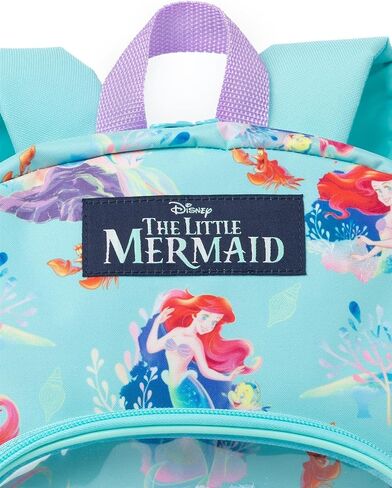 Disney The Little Mermaid Backpack Kids | Girls Ariel Sea Character Blue Rucksack | Luggage Sports School Bag Adjustable Straps | Princess Merchandise Gifts in Saudi Arabia