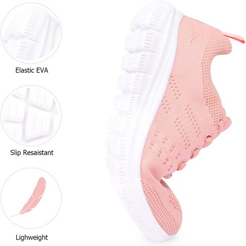 Huayuanwell Women's Walking Shoes Fashion Sneakers Running Shoes Athletic Tennis Sneakers Sports Shoes in Kuwait