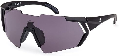 نظارة شمسية للرجال من اديداس (عبوة 1 قطعة), أسود غير لامع/رمادي داكن, 60mm in Kuwait