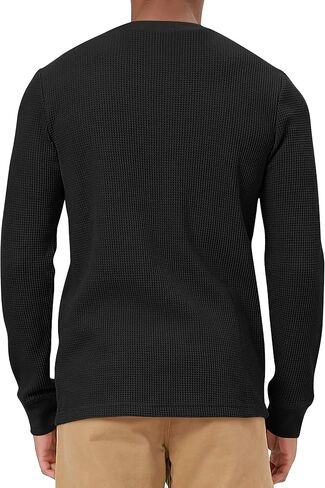 Hat and Beyond Mens Heavyweight Thermal Shirts Long Sleeve Cotton Crew Neck Cold Big Tall Tops in Kuwait