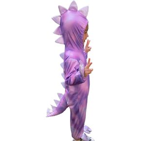 DEAR MODEL Girls Pink T-rex Costume Halloween Cosplay Dinosaur Costume for Kids 3-14 Old…