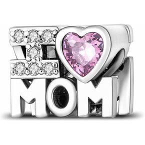 IBAGKE 925 Sterling Silver Charm Beads Pendants for Bracelets Charms birthday christmas Gift mother's day gift for Women