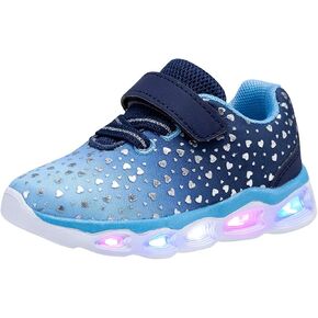 COODO Toddler Boys Girls Light Up Shoes Little Kids Flashing Led Sneakers