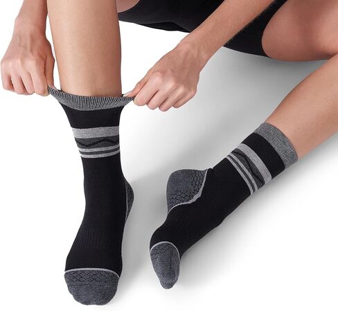 مجموعة من 4 جوارب نسائية من صوف ميرينو للمشي لمسافات طويلة من CS CELERSPORT، جوارب مبطنة دافئة للشتاء الحراري in Kuwait