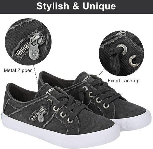 JENN ARDOR Women’s Fashion Sneakers Slip On Shoes Women Sneakers Canvas Shoes Womens Tennis Comfortable Walking Flats for Womens Casual Shoes in Kuwait