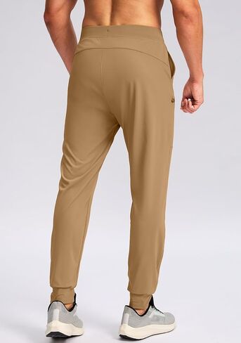 G Gradual Men's Joggers Pants with Zipper Pockets Stretch Sweatpants Athletic Track Pants for Men Workout Running Gym in Kuwait