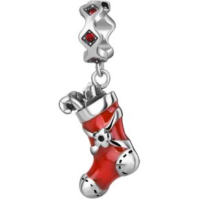 Merry Christmas Tree,Reindeer, Bell,Snowman Charms 925 Sterling Silver Xmas Gifts Bead Fit Pandora Bracelet