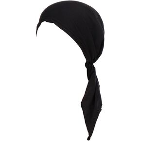 Summer Chemo Scarf Lightweight Silky Beanie Ruffle Cap Cancer Headwear for Womens