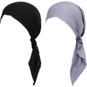 Summer Chemo Scarf Lightweight Silky Beanie Ruffle Cap Cancer Headwear for Womens in Saudi Arabia