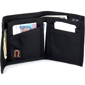 Rainbow of California Original Bifold Nylon Hook & Loop Wallet. Made in USA