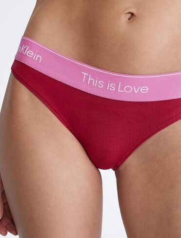 لباس داخلي بيكيني نسائي من القطن الحديث This is Love من Calvin Klein in Kuwait