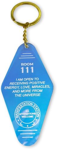 سلسلة مفاتيح بتصميم فينتاج بتصميم مستوحى من ميدنايت مايند ستوديوز بتصميم ثلاثي الابعاد بالوان قوس قزح، مقاس واحد, ألوان الطيف, One Size in Kuwait