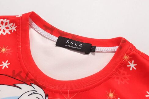 SSLR-Mens-Ugly-Christmas-Sweatshirt-Funny Hoodies Xmas Holiday Crew Neck Pullover Causal in Kuwait