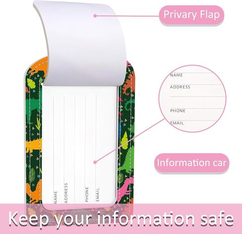 2 Pack Luggage Tag for Suitcase,Abstract Art PU Leather Suitcase Tags Identifiers with Privacy Name Address Labels and Steel Loop for Women Men Travel in Saudi Arabia