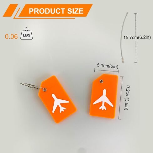 Mziart 2 Pack Silicone Luggage Tags for Suitcases Travel Bag Tags for Luggage, Baggage Suitcase Tags with Privacy Name ID Card (Green) in Saudi Arabia