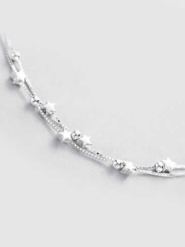 أساور سحر للنساء S925 فضة أساور للنساء قلادة سيدة سحر سلسلة المعصم سوار in Kuwait