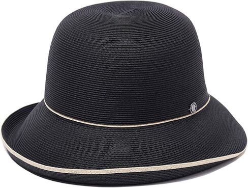 Pineapple&Star Maures Cloche Bucket Straw Sun Hat Fine Braid UPF 50+ for Women in Kuwait