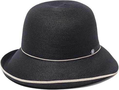 Pineapple&Star Maures Cloche Bucket Straw Sun Hat Fine Braid UPF 50+ for Women in Kuwait
