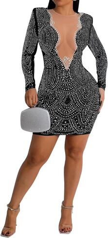 Rhinestone Embellished Formal Gowns and Evening Dresses for Women 2026 in Kuwait