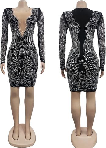 Rhinestone Embellished Formal Gowns and Evening Dresses for Women 2026 in Kuwait