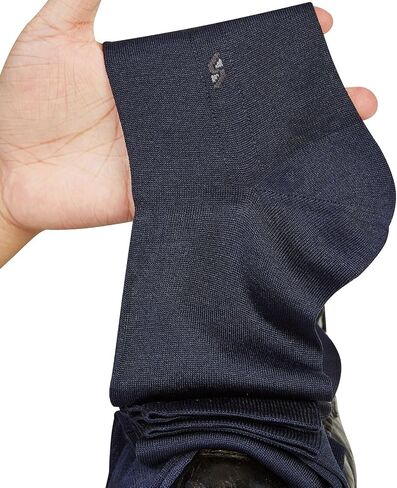 Lonxu 5-Pack Mens Silk Socks Free p&p Black White Gray Blue__Fit All Seasons… in Kuwait