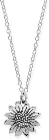 Boma Jewelry Sterling Silver Sunflower Pendant Necklace, 18 Inches in Saudi Arabia