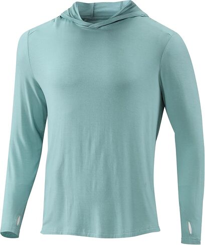 KOOFIN GEAR Bamboo Rayon Lightweight Hoodie Long Sleeve UV Stretchy Shirt in Saudi Arabia