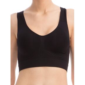 Farmacell Bodyshaper 618 - Elastic Push-up Bra Wide Shoulder top Band with Breast Support Effect, 100% Made in Italy