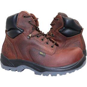 حذاء العمل وولف | جلد البقر المكسيكي الأصلي المقاوم للماء | مقاومة للمواد الكيميائية والنفطية | معزول | نعل مطاطي مانع للانزلاق | بوسكين | طوق مريح مبطن | معدات الحماية الشخصية الصناعية للبناء in Kuwait