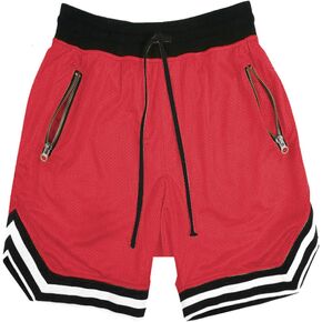 Rela Bota Men's Workout Training Shorts Active Running Athletic Sweatpants Joggers with Zipper Pocket