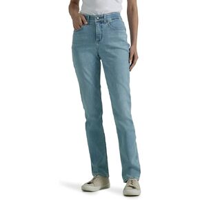 Lee Women's Ultra Lux Comfort with Flex Straight Leg Jean, Within Motion, 14