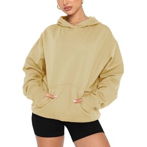Fanway&EC Women's Casual Long Sleeve Hoodie Loose Fitted Sweatshirts Oversized Pullover Pocket Fall Tops