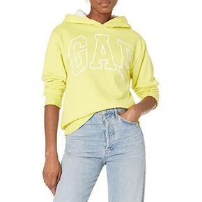 GAP Women's Logo Sherpa Lined Hooded Sweatshirt in Kuwait