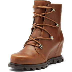 Sorel Women's Joan of Arctic Wedge III Lace Boot — Waterproof Suede Wedge Boots