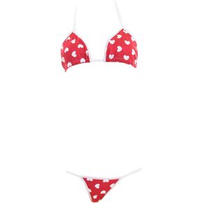 Unibaby Face String Bikini Lolita Japanese Manga Sexy Lingerie Anime Bra and Thong Set