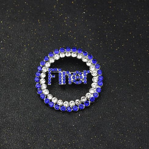 Greek ZPB Sorority Brooch Pin for Women Sorority Paraphernalia Jewelry Gift for Finer Women Jewelry 1920 Sisterhood Gift in Kuwait