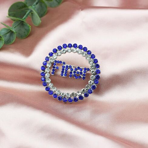 Greek ZPB Sorority Brooch Pin for Women Sorority Paraphernalia Jewelry Gift for Finer Women Jewelry 1920 Sisterhood Gift in Kuwait