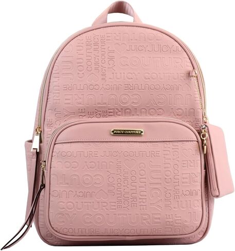 Juicy Couture Word Play Backpack Dusty Blush One Size in Saudi Arabia