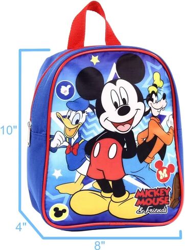 Group Ruz Mickey Mouse 10" Backpack Blue-red in Kuwait