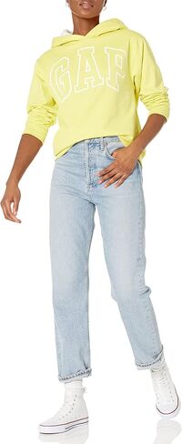 سويت شيرت بغطاء للرأس مبطن بشعار GAP للسيدات in Kuwait