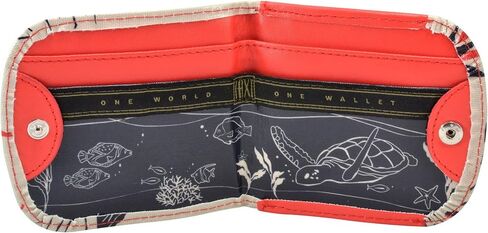 Taxi Wallet® - TW94-VINTAGE HAWAII - Soft Faux Pleather - Compact, Front Pocket Folding Wallet - For Cards, Coins, Bills, ID (Men & Women) in Saudi Arabia