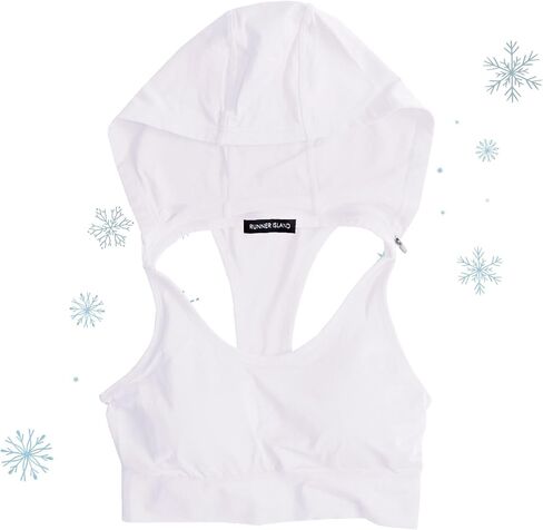 حمالة صدر رياضية للسيدات من RUNNER ISLAND ذات قلنسوة عالية التأثير بأشرطة من الخلف للجري والتمارين واليوجا in Kuwait