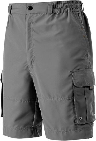 A.WAVE Outdoor Sports Cargo Short Elastic Waist Quick Dry Relaxed Fit Big & Tall Swimming, Hiking, High-Performance in Saudi Arabia