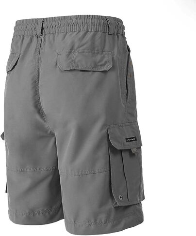 A.WAVE Outdoor Sports Cargo Short Elastic Waist Quick Dry Relaxed Fit Big & Tall Swimming, Hiking, High-Performance in Saudi Arabia
