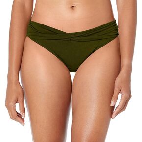 Seafolly Women's Twist Band Hipster Full Coverage Bikini Bottom Swimsuit